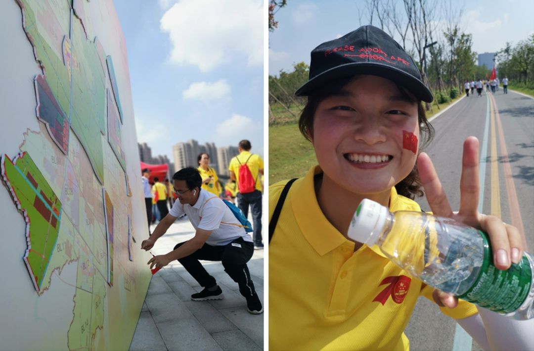 新北区举行庆祝新中国成立70周年红色毅行活动