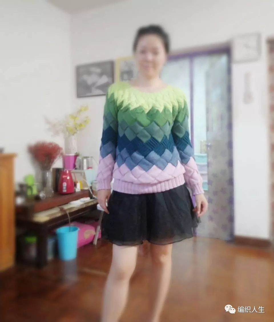 日本白桦正针毛衣编织视频,白桦裙子编织详细教程