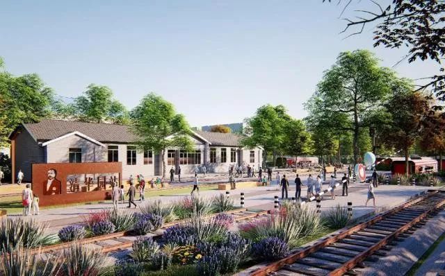 走进北京京张铁路遗址公园,京张铁路遗址