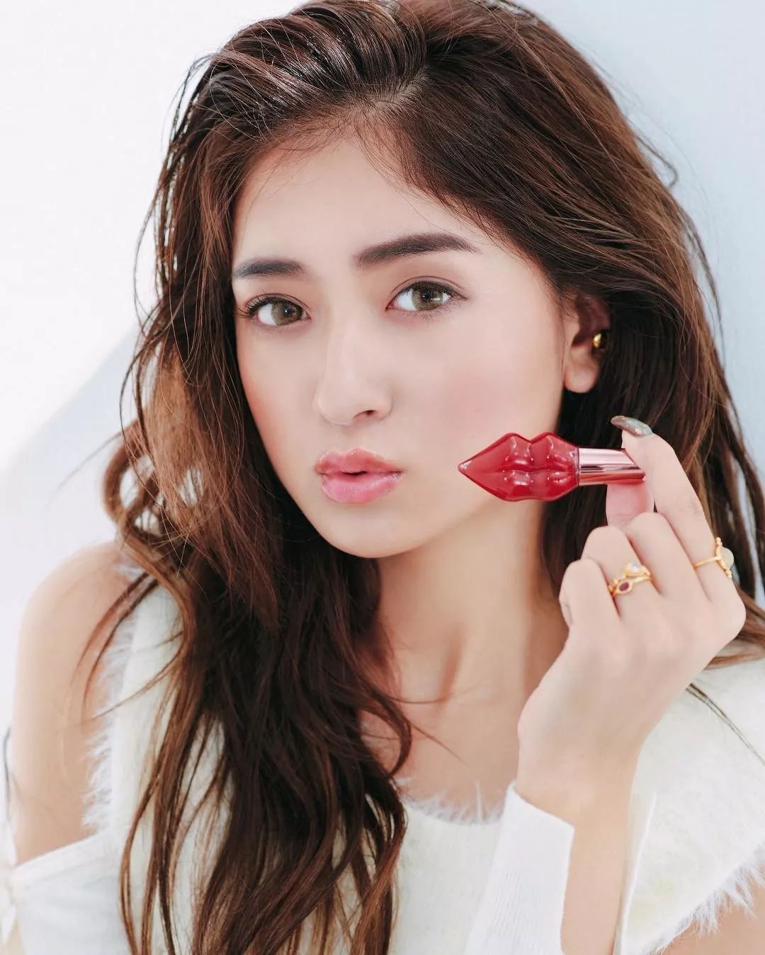 日本爆火口红色号,森绘梨佳同款口红