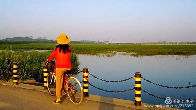 正定湿地公园骑行,骑行正定古城墙感受