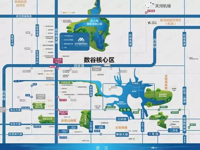 武汉东西湖中部数谷,东西湖数谷