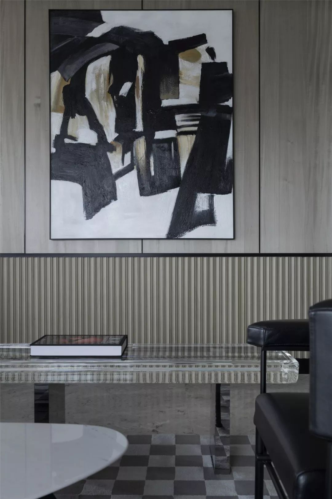 挑高法式轻奢样板间,意式英伦风装修