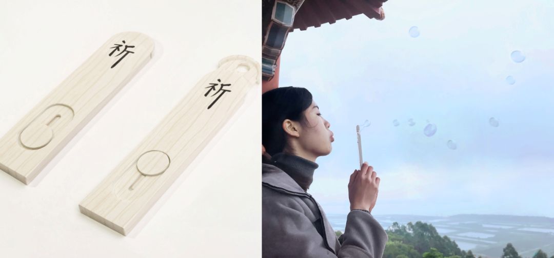 这个遥控器叫“挤粉刺”，按的时候就像我们在挤自己的青春痘