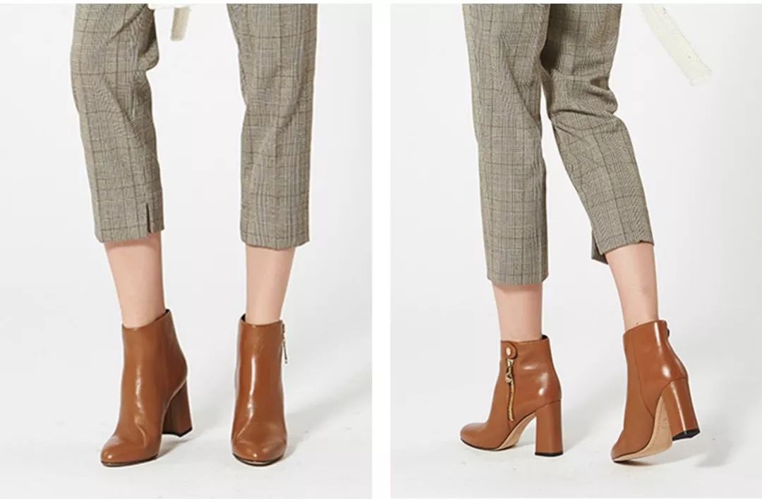 适合小个子穿的小短靴,秋冬必备百搭靴子短靴