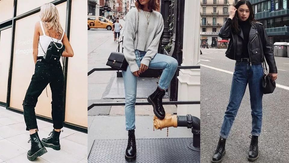 2020年新型马丁靴,亚文化厚底马丁靴