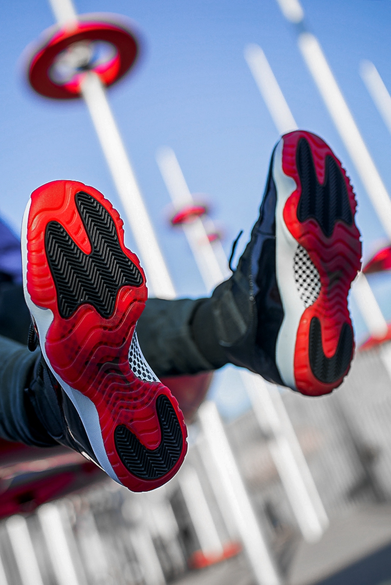 aj11高帮黑红和大魔王怎么选,aj11黑红为什么禁穿