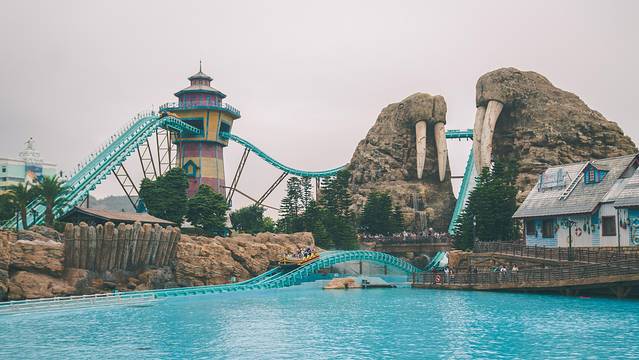 长隆海洋王国海底机动船,珠海长隆海洋王国鲸鲨馆海底区