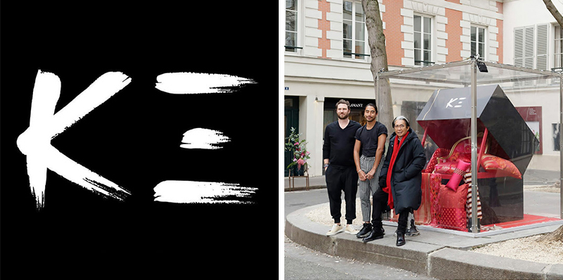 kenzo品牌设计风格,kenzo花朵logo刺绣