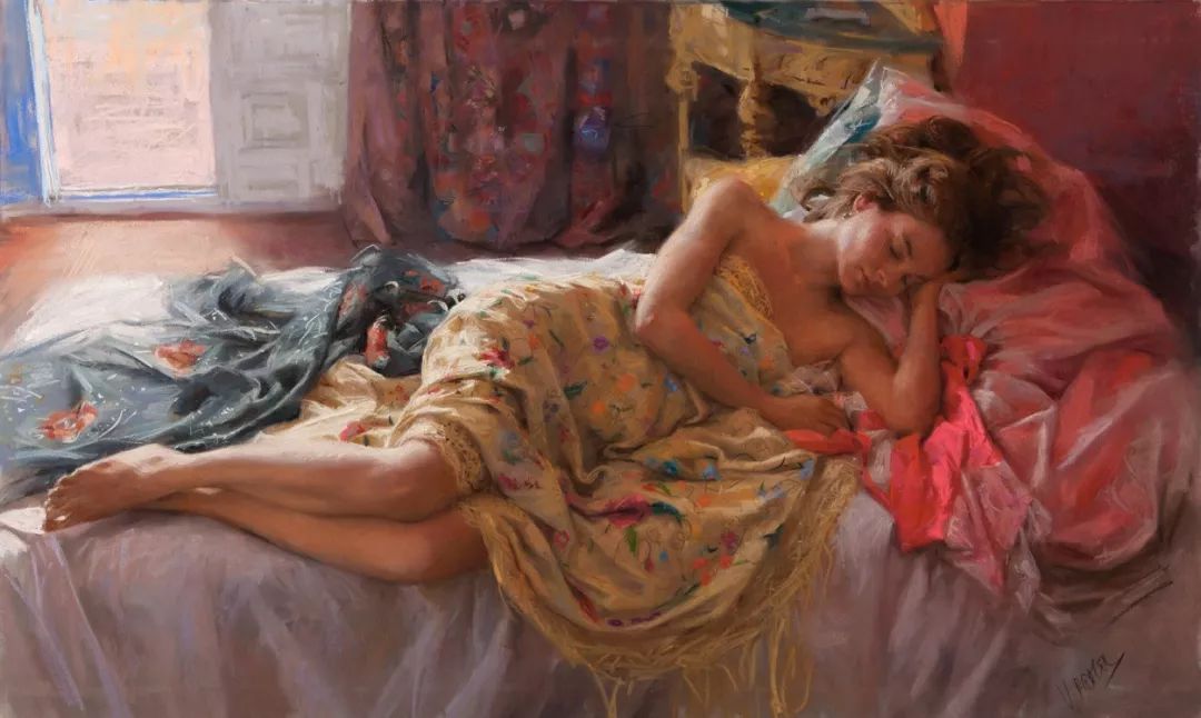 西班牙两位绘画大师笔下的曼妙形体，美的远远超乎你的想象