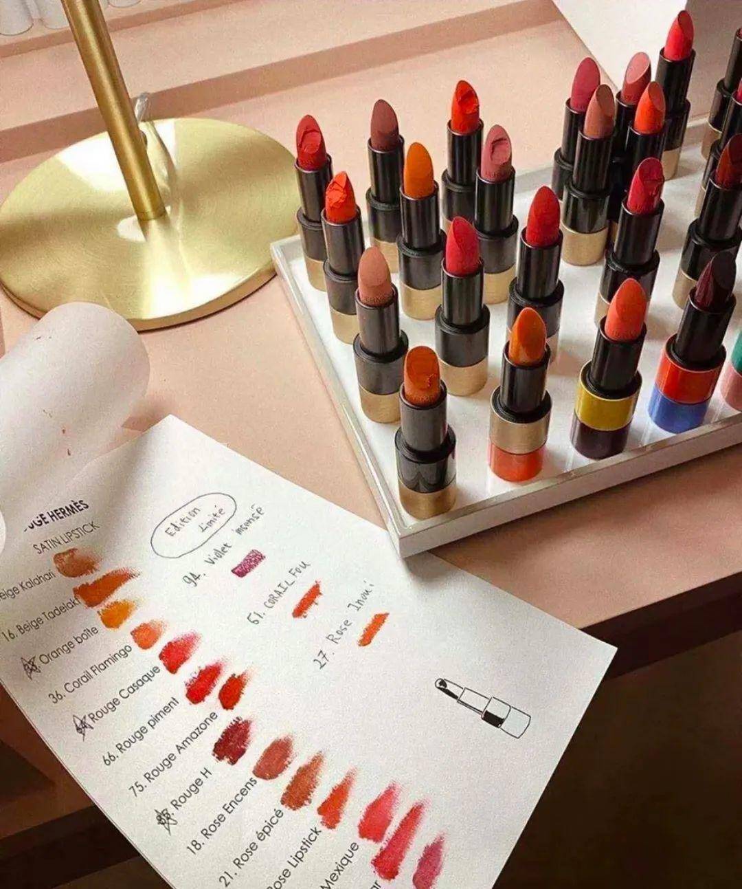 爱马仕口红真正的口红界爱马仕,爱马仕21号口红普通版和限量版