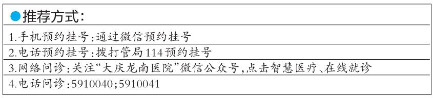 大庆各医院接诊时间表,想去医院给病人咨询病情怎么挂号