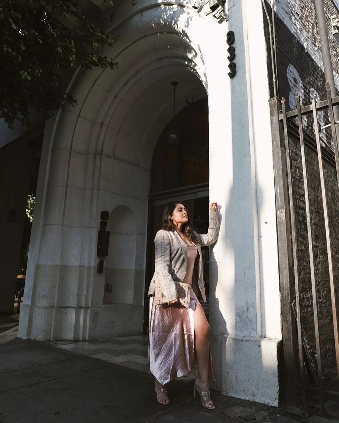 开春穿搭西装收腰裙,西装内搭裙子高级感减龄潮款