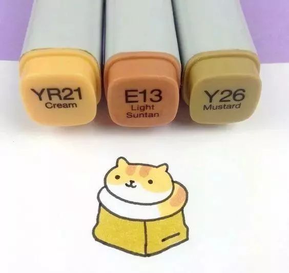 好看又简单的简笔画马克笔,可爱简单的马克笔简笔画