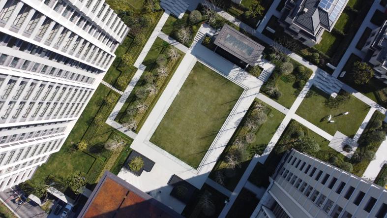 城市景观片区设计案例图,如何做出优秀的居住区景观设计