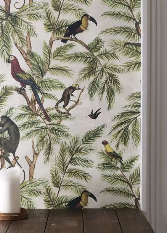 儿童卧室简单墙画手绘,留一面水泥墙