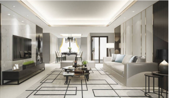 海信中央空调客厅,海信中央空调吊顶造型简单好看