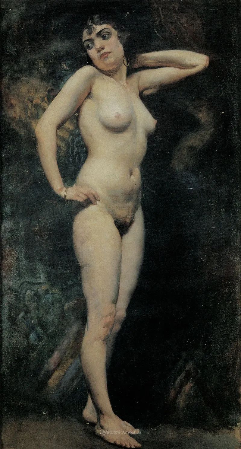 徐悲鸿先生的巨幅油画愚公移山,徐悲鸿中国现代画之父