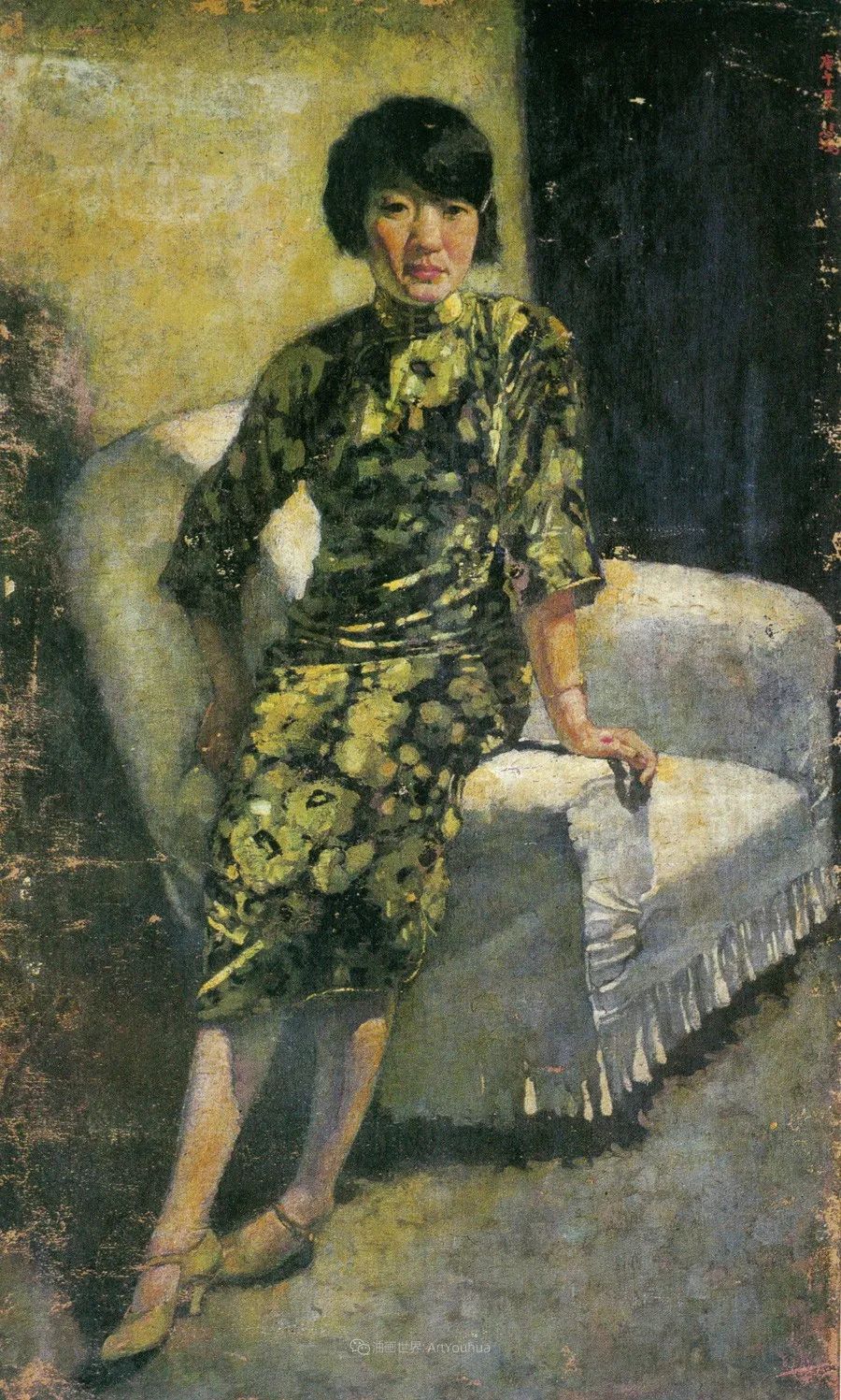 徐悲鸿先生的巨幅油画愚公移山,徐悲鸿中国现代画之父