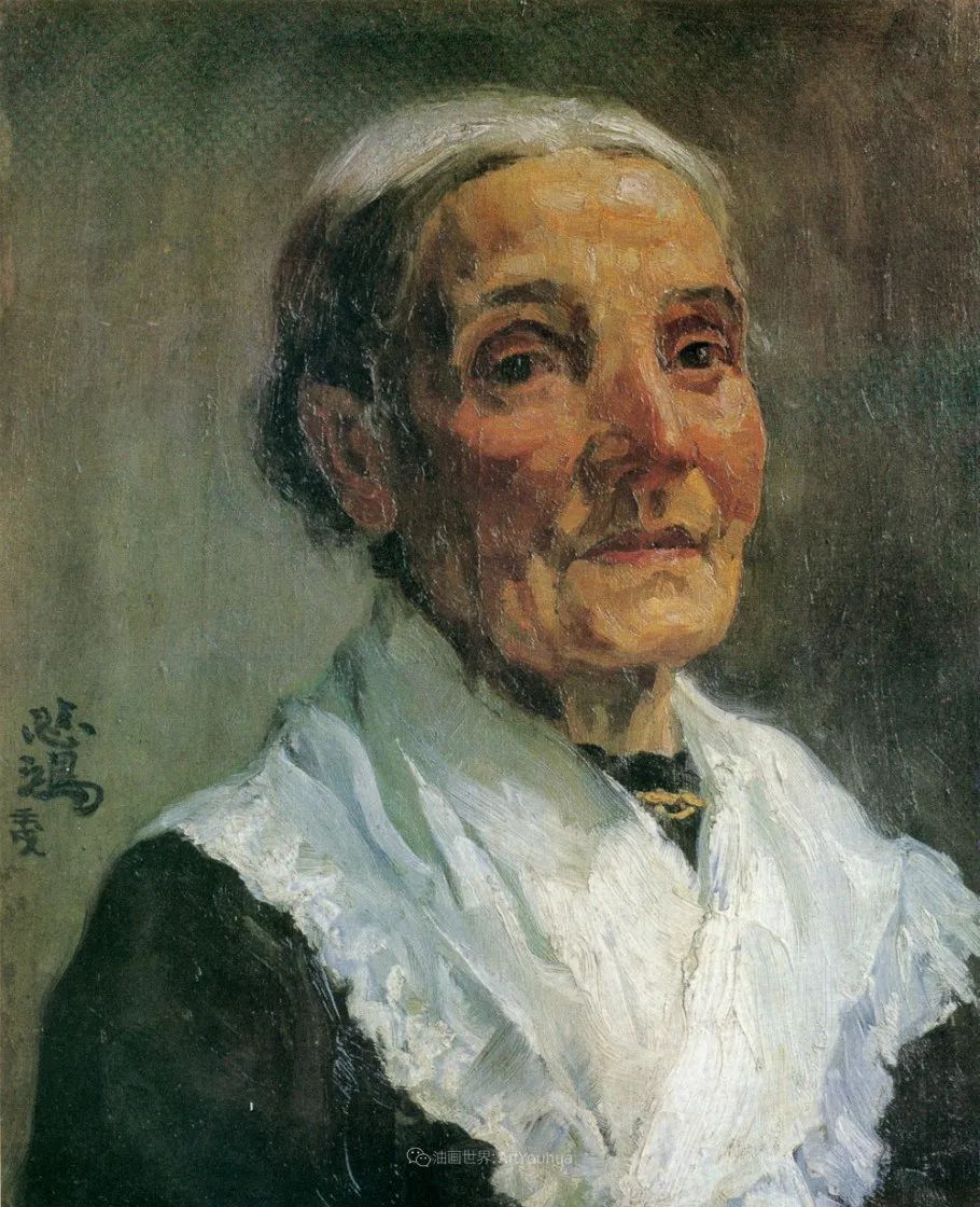 徐悲鸿先生的巨幅油画愚公移山,徐悲鸿中国现代画之父