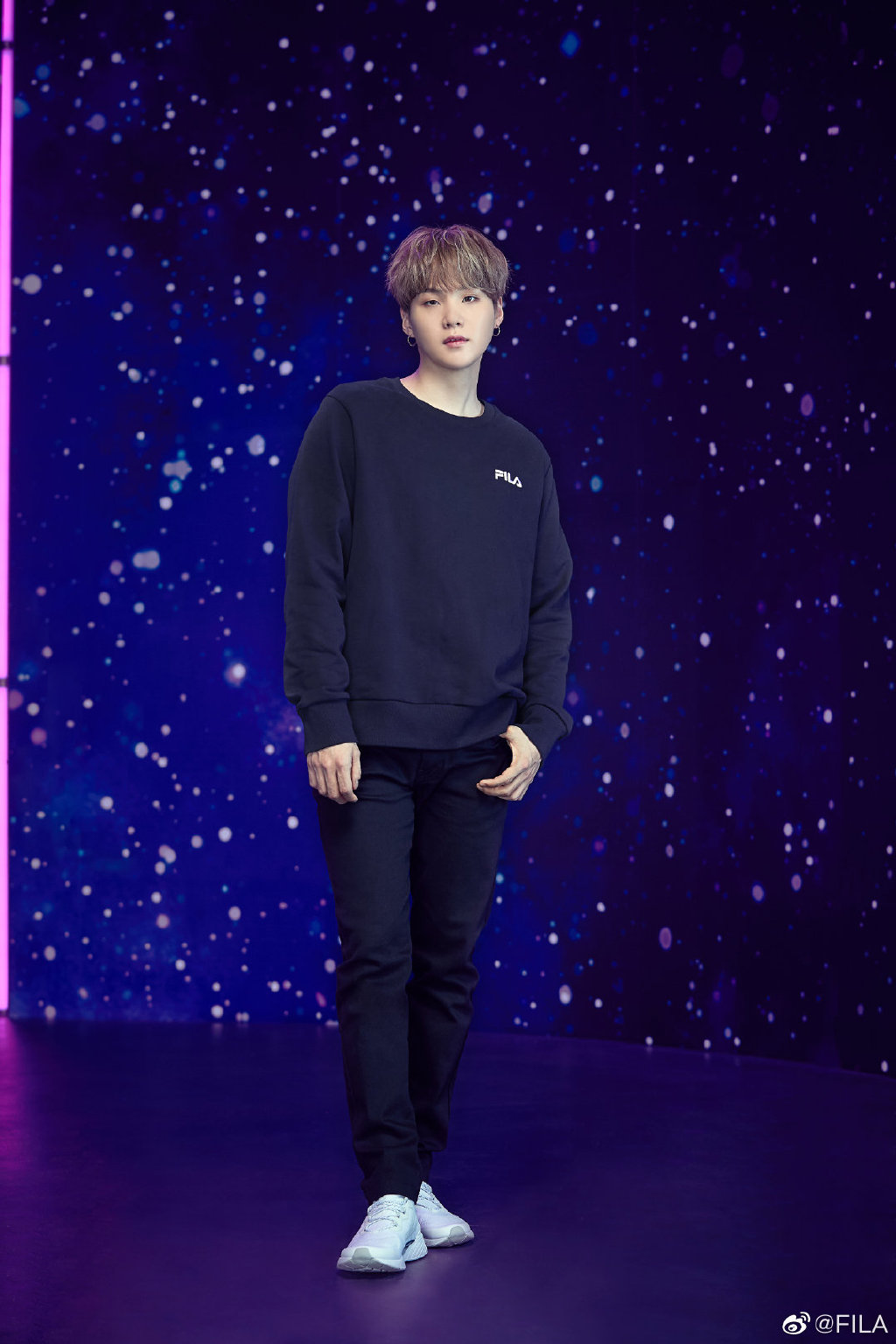 fila代言人防弹,防弹少年团最新宣传海报