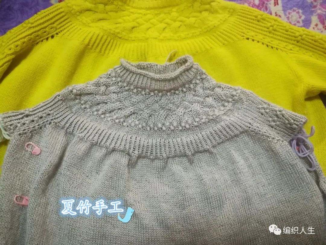 女士棒针斑马图案长袖套头毛衣,棒针套头毛衣从下往上织款式图解