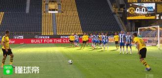 半场战报：多特蒙德0-0柏林赫塔，小阿扎尔失良机