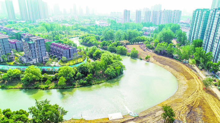 生态高强耐磨砖,生态护坡连锁砖实景图