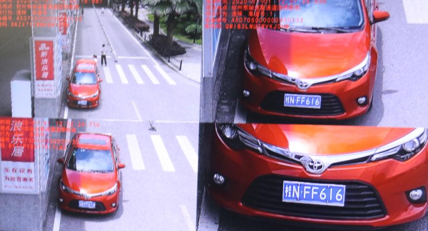 钦州东站违停抓拍点,钦州违法停车告知单罚款多少钱