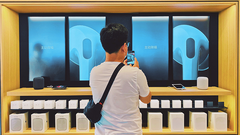 三里屯applestore开门,苹果线下applestore