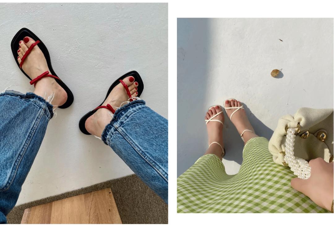 阔腿牛仔裤必备鞋,夏天穿的牛仔裤女推荐什么