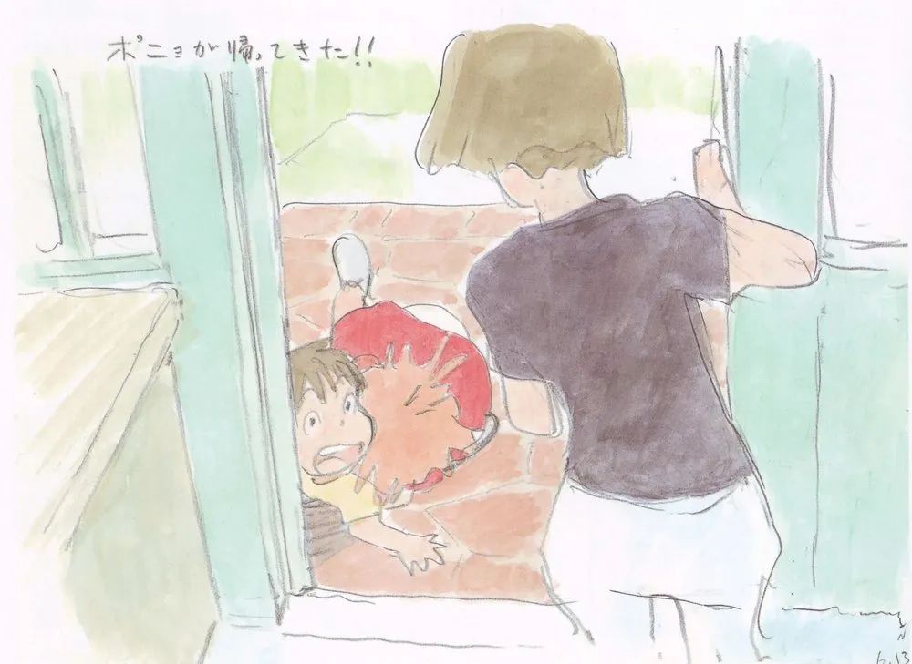 动画学习资料|《悬崖上的金鱼姬》幕后珍藏设定大合集