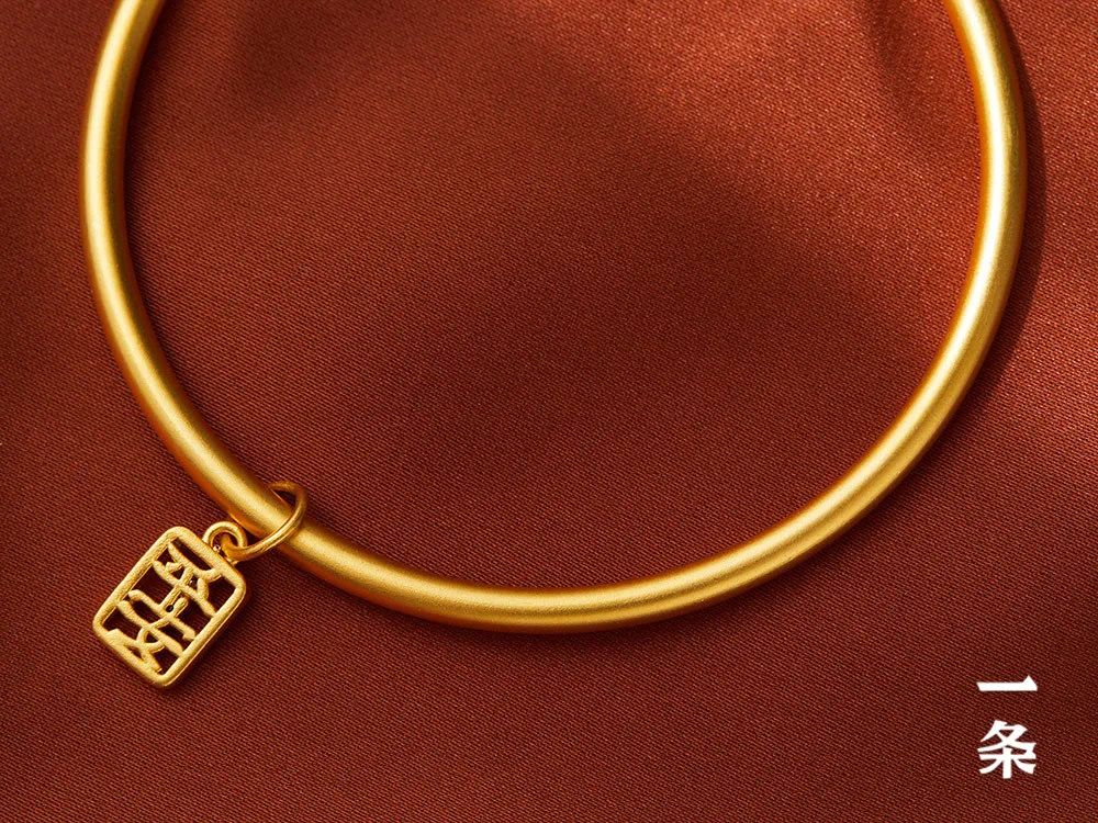 古法黄金手链珐琅彩,乾隆黄金手链