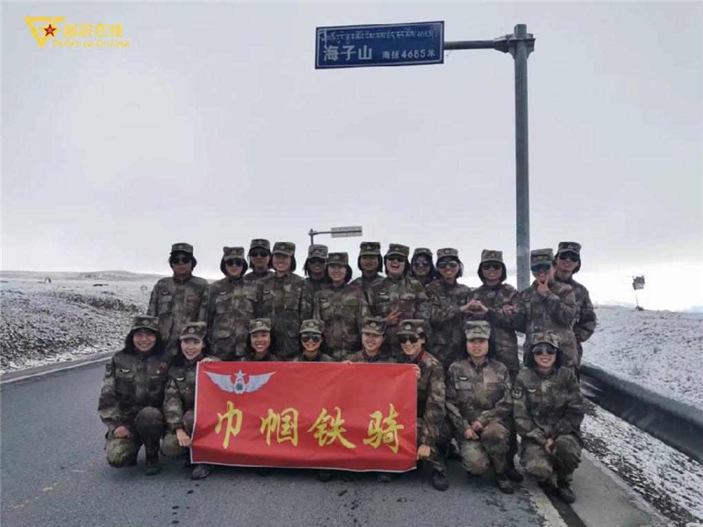 高原女兵汽车兵,高原女汽车兵征服昆仑山脉