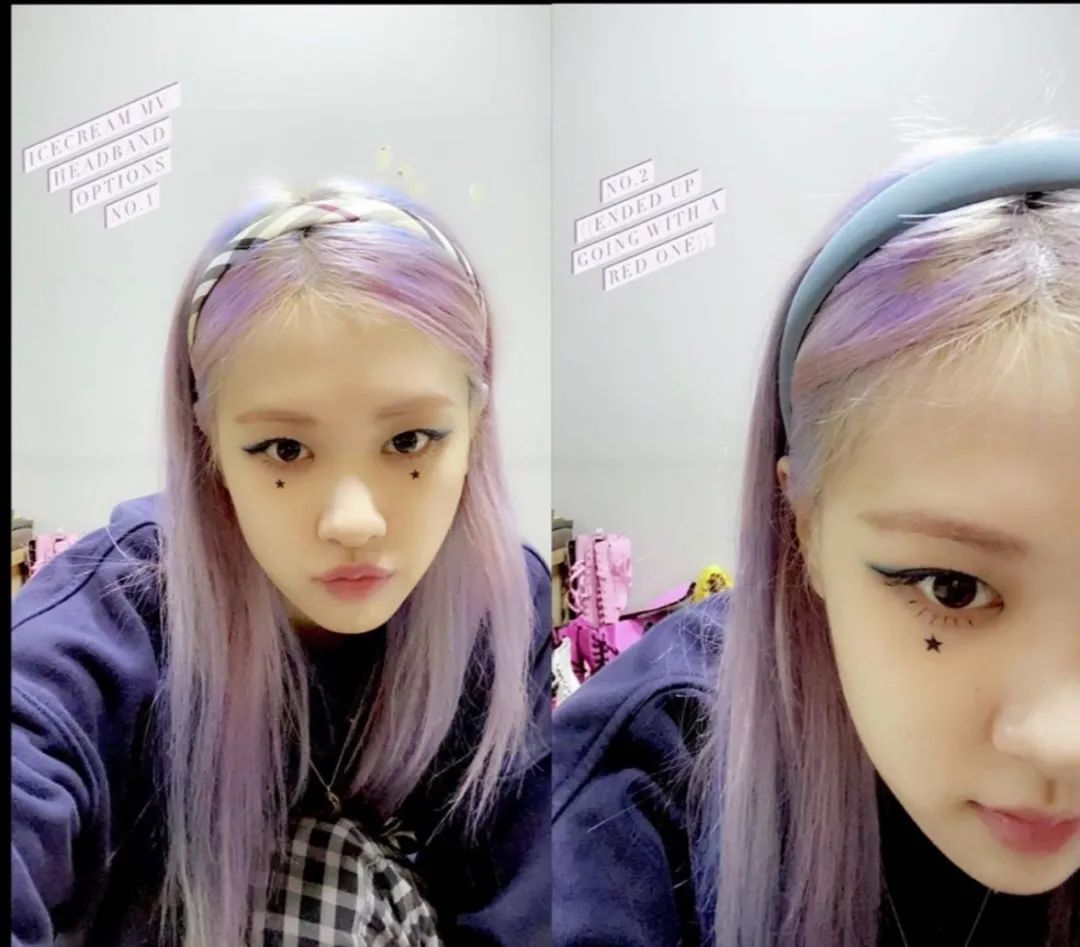 jennie最新配饰,jennie蝴蝶结半扎发