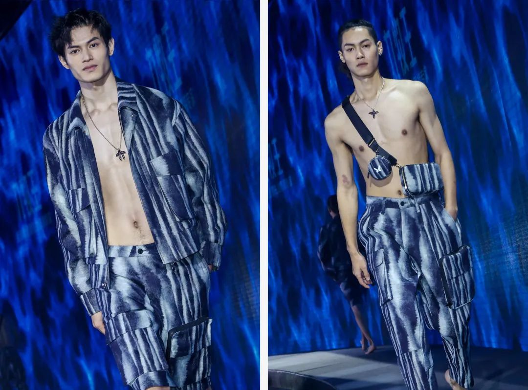 修身有弹性的男裤,宽松修身垂感男裤