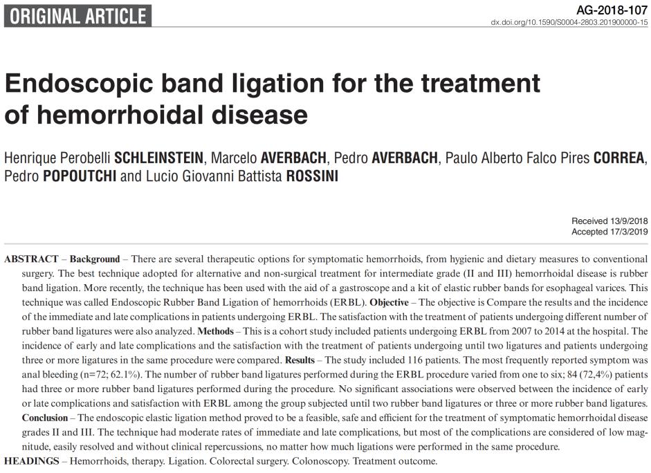 有痔人士的福音内痔的内镜下治疗,胶圈套扎痔疮疗法可以自己做吗