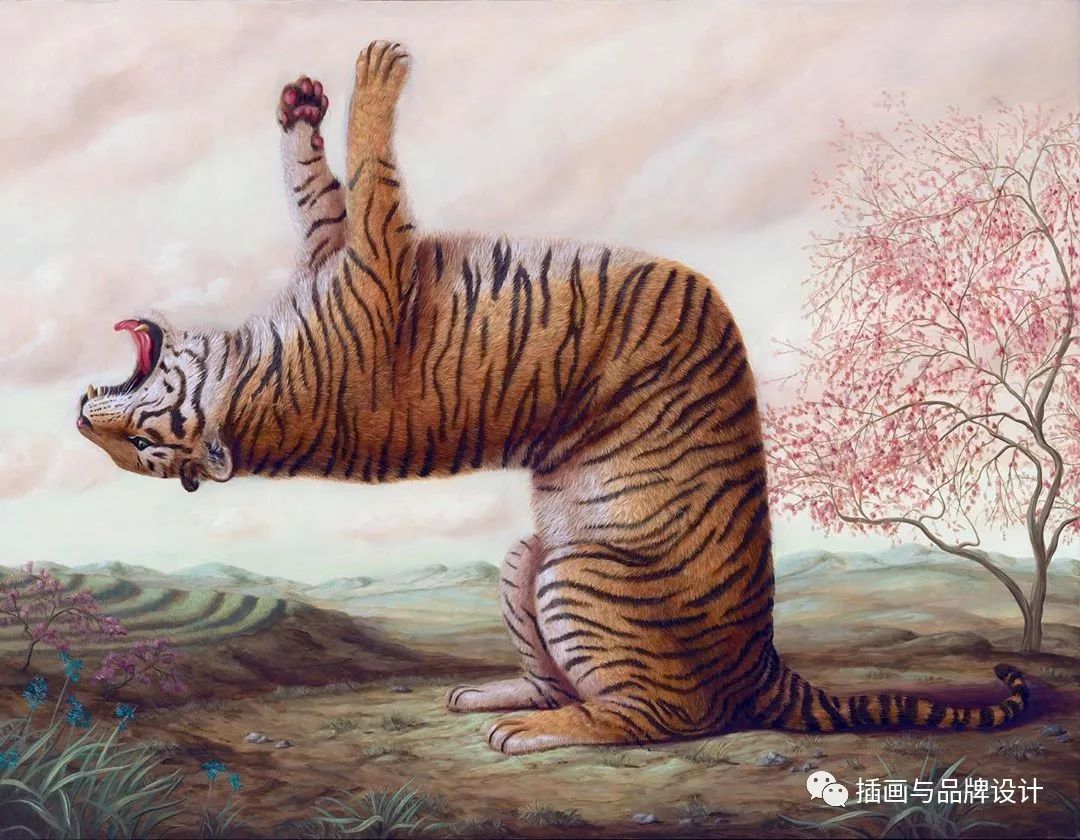 荒诞极端插画,荒诞主义插画