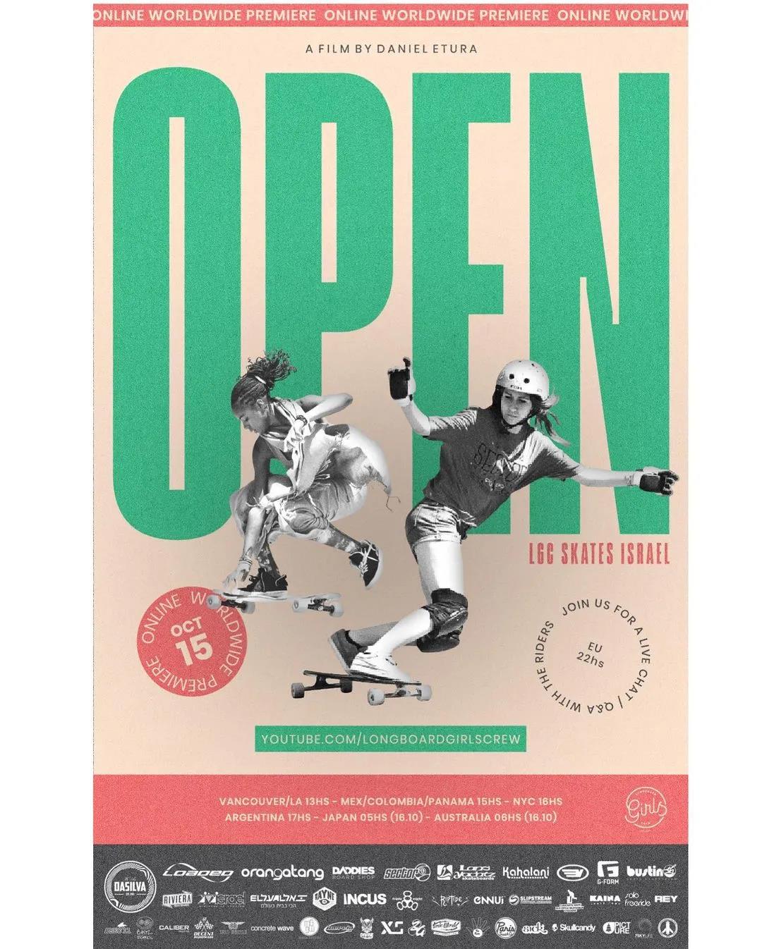 长板女孩·第二季!迟到七年的长板公路大片《OPEN》