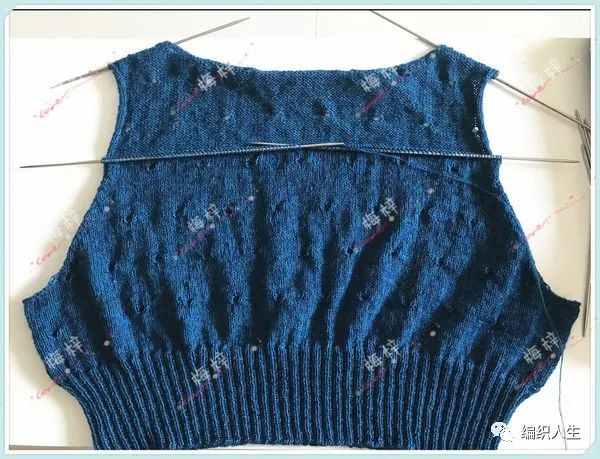 宽松棒针女式背心款式图解,男士棒针背心花样大全图解