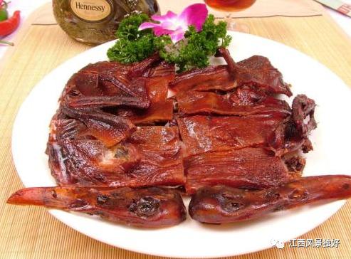 传统工艺酱板鸭,萍乡步行街酱鸭