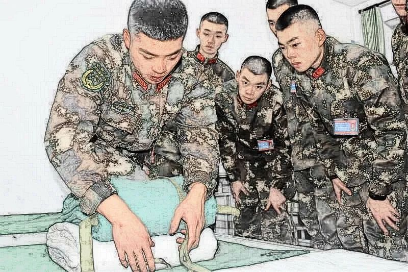 新战友即将踏入军营,新战友