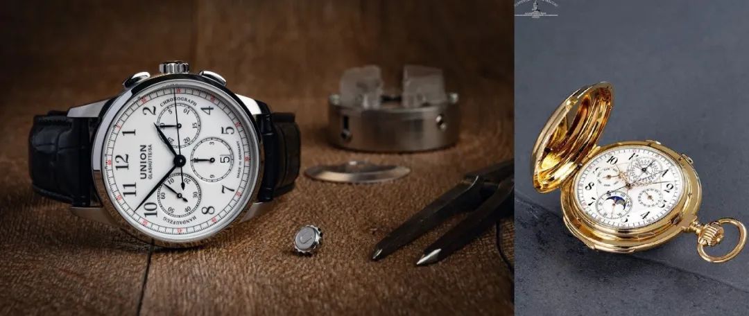 女生甭考虑了，纯纯的德国男士手表品牌，宇联表怀表风计时码表