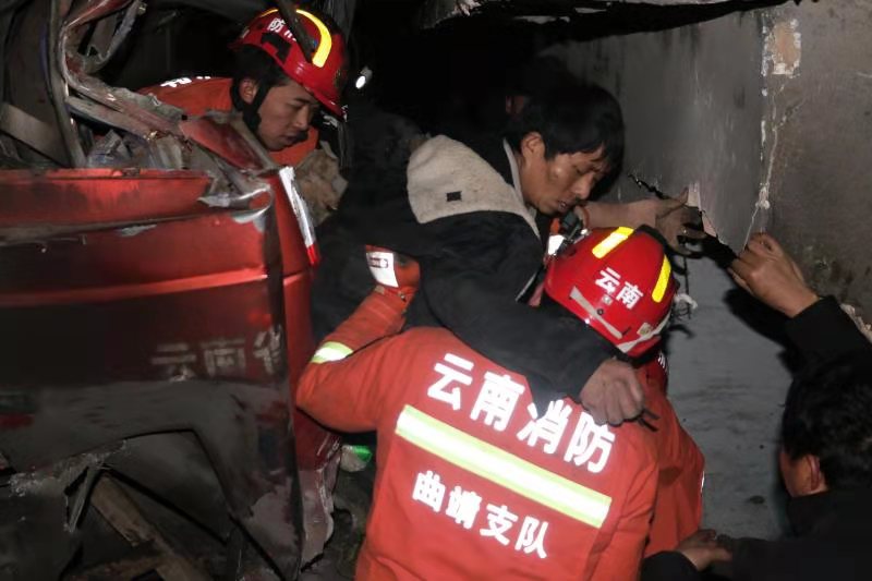 富源南路消防救援站,富源消防救援大队出警视频