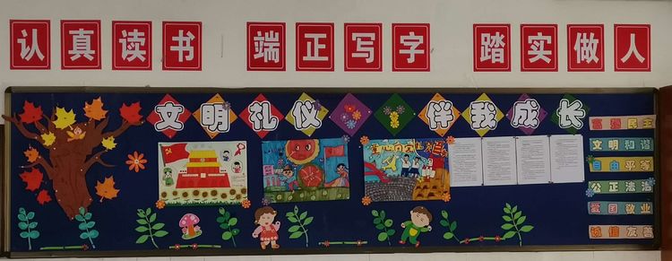 文明礼貌防溺水黑板报,德育及防溺水黑板报