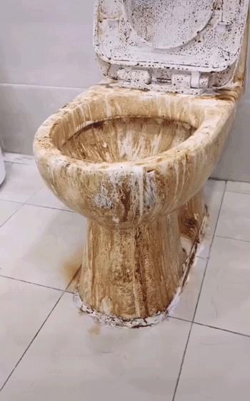 蓝泡泡洁厕灵对马桶水箱有害吗,卫生间一个月用十几吨水正常吗