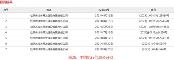 吉林松原城开融资租赁违约国药租赁向法院申请执行