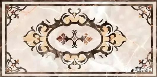 卫生间花洒水刀拼花效果图,水刀拼花图案效果图