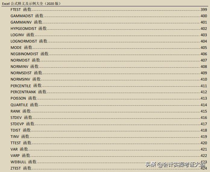 财务人员常用的21个excel函数公式,excel函数公式大全中文讲解