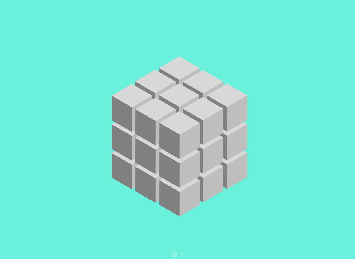 设计魔方插画,如何生成几何插画